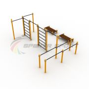 Комплекс для занятий Воркаут SP WRK-186_76mm