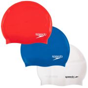 Шапочка для плав. дет. SPEEDO Plain Flat Silicone Cap Jr, дет., 8-709931959, 4 цвета в ассор,силикон