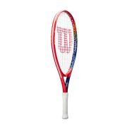 Ракетка б/т дет. Wilson Slam Jr 23, WR171910U, для детей 6-8лет, алюминий,со струнами, красно-т.син