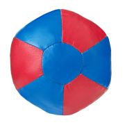 Медбол 3C147-K64, 5кг, иск.кожа, наполнитель резиновая крошка, диам. 21 см, маш сшивка, сине-красный