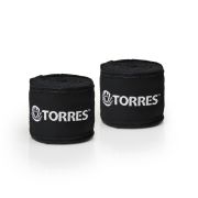 Бинт боксерский TORRES, PRL619015BL, дл. 3,5 м, шир. 5,5 см, 1 пара, хлопок, черный