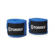 Бинт боксерский TORRES, PRL619015BU, дл. 3,5 м, шир. 5,5 см, 1 пара, хлопок, синий