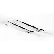 Карманы для антенн EL LEON DE ORO, 94995001499, ПВХ,на липучках, для классич. волейб., бел-черн