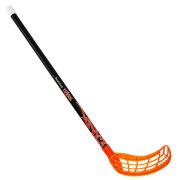 Клюшка для флорбола RealStick Tribal Jr, MR-KF-TR70-OR, 70см, прямой крюк, пластик, черн-оранж