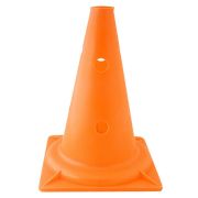 Конус трен, У622/MR-K32-O, выс.32 см, жест.пластик, без втулки, С ОТВЕРСТИЯМИ, оранж