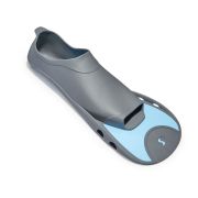 Ласты для бассейна Salvas F5 Fin, BA19127QSSTS,TPR и Technoflex, р.27-30, cеро-голубой
