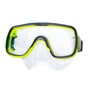 Маска для плав. Salvas Geo Sr Mask, CA175S1GYSTH, закален.стекло, силикон, р. Senior, желтый