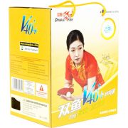 Мяч для наст. тенниса DOUBLE FISH 1* Ball, арт. V40+1, диам. V40+мм,плаcтик,упак.100 шт,белый