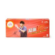 Мяч для наст. тенниса DOUBLE FISH 3***, V111F10, диам. V40+мм, ITTF Appr,плаcтик,упак.10 шт,белый