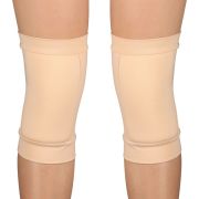 Наколенники для гимнастики и танцев INDIGO, SM-113-B, р.XS, 3-6лет, хлопок, эластан, ПУ, бежевый
