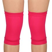 Наколенники для гимнастики и танцев INDIGO, SM-113-FS, р.L, от 15лет,хлопок, эластан, ПУ, фукс