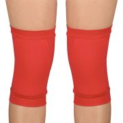 Наколенники для гимнастики и танцев INDIGO, SM-113-RD, р.S, 7-10лет,хлопок, эластан, ПУ, красн