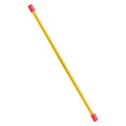 Палка гимнастическая (бодибар), MR-B02, вес 2кг, дл. 120 см, стальная труба, желтый