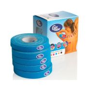 Тейп кинезиологический CureTape Blue, 1 см x 5 м, уп. 5 шт, 160950, голубой