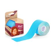 Тейп кинезиологический Tmax Beauty Tape (5см x 5м),арт.423247, вискоза, голубой
