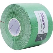 Тейп кинезиологический Tmax Extra Sticky Green (5 см x 5 м), арт 423181, зеленый