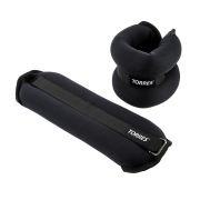 Утяжелители универсальныеTORRES 5 кг, PL110185,(2штх2,5кг),неопрен, металл. песок, черный