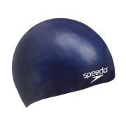 Шапочка для плав. дет. SPEEDO Plain Moulded Silicone Cap Jr, 8-709900011, СИНИЙ, силикон