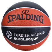 Мяч баск. SPALDING TF-500 Excel Euroleague р.7, 77101z, композит, коричнево-черный
