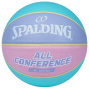 Мяч баск. SPALDING All Conference р.6, 77065z, композит, голубо-розовый