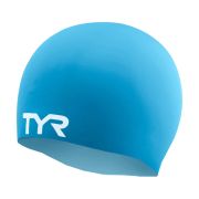 Шапочка для плав. TYR Wrinkle Free Silicone Cap, LCS-360, ГОЛУБОЙ, силикон