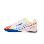 Бутсы зальные TORRES RAYO KID детские, TS134235-234-31, р.31, резина,ПУ,текстиль, бело-синий