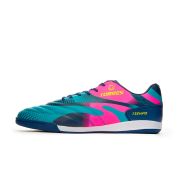 Бутсы зальные TORRES TIEMPO-J подростковые, TS134236-379-34, р.34,резина,ПУ,текст,бирюзово-розовый