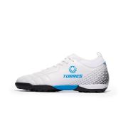 Бутсы футб.(многошиповки) TORRES BOLA-J подр. TS2342310-271-34,р.34,с носком,резина,ПУ,текст.,белый