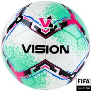 Мяч футзал. VISION SALA+, FIFA Quality Pro, FS324084 р.4, 32 п. PU, 4 подкл.сл, руч.сшив.,бело-зелен