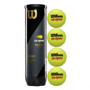 Мяч теннисный WILSON US Open Extra Duty, WRT116200, одобр.ITF и USTA,фетр,нат.резина,. уп.4 шт