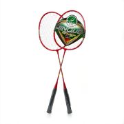 Набор для бадм. DOUBLE FISH JINQUE 1308, для начинающ.,стал. стерж, алюм. обод, со струнами, красный