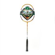 Ракетка для бадм. DOUBLE FISH JINQUE QT-1600, для продвинутых,карбон со струнами,литая,оранжевый