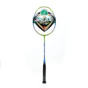 Ракетка для бадм. DOUBLE FISH JINQUE QT-1601, для продвинутых,карбон со струнами,литая,голубой