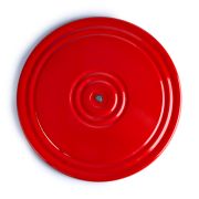 Диск здоровья 2-х цветный, MR-D-245, металлический, диам.28 см, окрашенный, красный/черный