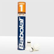 Воланы для бадминтона BABOLAT 1 (перо/пробка),551023, уп.12шт., бел., сред. скор.