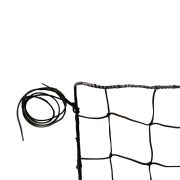 Сетка для пл.вол., FS-PV-№21, любит, черн., 8.5х1м, нить 3.5мм, 4 стор. оверл., без троса