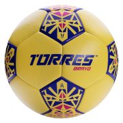 СЦ*Мяч футб. TORRES Bravo-5, F324115, р.5, ПУ, 4 сл, 32 п, гибрид.сшивка, желтый