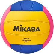 Мяч для водного поло MIKASA WP555D р.5, муж, резина, вес 400-450гр. дл. окр 68-71см, жел-син-роз