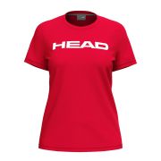 Футболка женская HEAD Club Original T-Shirt W 814845-RD-XL, р.XL, хлопок, полиэстер, эласта, красный