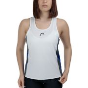 Майка жен. HEAD Club 25 Tech Tank Top W 814735-RoWH-XS, р.XS, полиэстер, белый