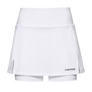 Юбка-шорты тренир. жен. HEAD Club Basic Skort Long W 814539-WH-XL,р.XL,92%полиэстер,8% эластан,белый