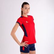 Форма волейб. жен. +ADRENALINA Clas 1304-062-2XL, р.2XL, 100% полиэстер, красно-синий