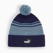 Шапка PUMA Ess Mid Crown Pom Beanie, 02655001, вискоза, полиэстер, нейлон, т.сине-голубой