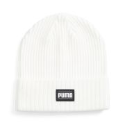 Шапка PUMA Ribbed Classic Cuff Beanie, 02403806, 100% акрил, белый