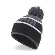Шапка спорт. PUMA Ws Pom Beanie, 02403901, 100% полиэстер, черно-серый