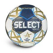 Мяч ганд. SELECT Ultimate Replica v25, 1671854209, р.2 (Jr), EHF Appr, ПУ, руч.сш, тсине-бело-золот.