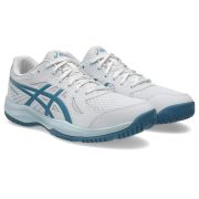 Кроссовки ASICS Upcourt 6 1071A104 105,р.12(рос.45),иск.кожа, текстиль, бело-бирюзовый