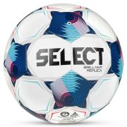 Мяч футб. SELECT Brillant Replica V25, 0994871002 р.4, 32п, ТПУ, маш.сш, бело-сине-голубой